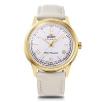 ​reloj solar hombre Orient Bambino Solar Ivory RA-WK0001S 38,4m 30m WR correa de cuero (funciona con energía solar o luz) - details 0