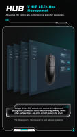 Ratón Inalámbrico VXE Dragonfly R1 Con Sensor PAW3395 52840 2KHz Para Juegos Y Oficina Botones Inteligentes Bajo Retardo - details 11