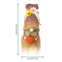 Adornos De Peluche De Gnome Y Calabaza Para Decoración De Navidad Y Agradecimiento Otoño Tamaño Único Decoraciones Swedes Nisse Elf Dwarf - details 3