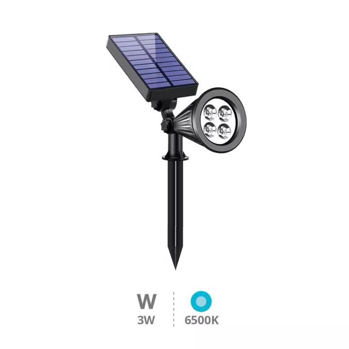 Gsc Evolution Estaca Solar LED Alezu 3W Luz Blanca 6500K IP67 - 1