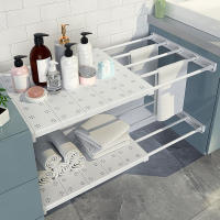 Estantes Ajustables Para Armario Cocina Baño Sin Necesidad De Perforación Estantes Retráctiles Para Armario Estantes De Baño - details 6