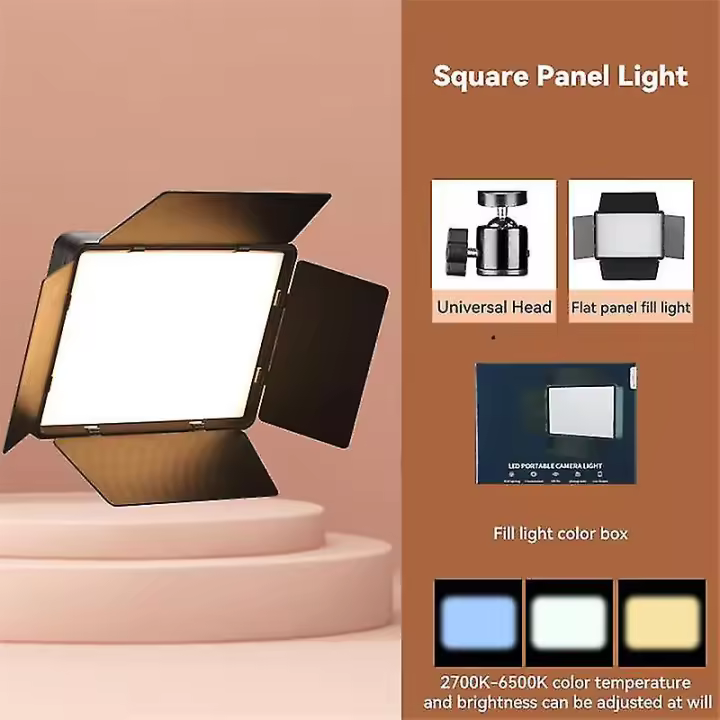 50W LED Kits de Estudio Fotografía Luz Para youbute juego vídeo en vivo Iluminación portátil grabación - 1