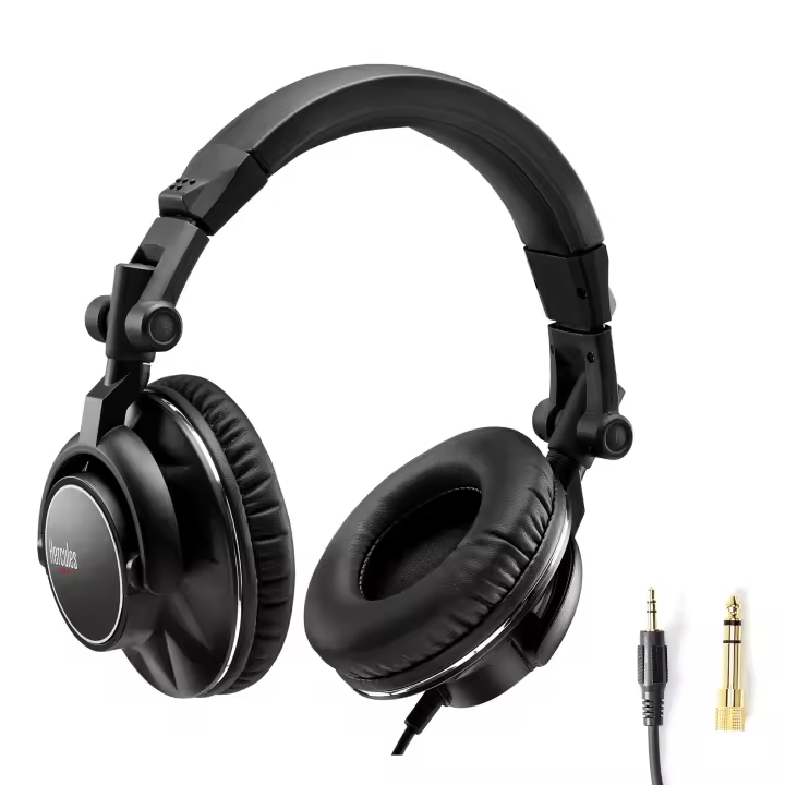 HERCULES HDP DJ60 - Auriculares profesionales para mezclar en mesas de mezclas - 1