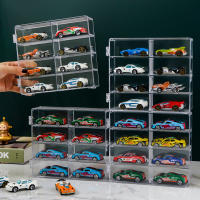 Caja De Almacenamiento Para Coches a Escala 1:64 Con 8 Ranuras Transparentes Protector Contra Polvo Para Colección De Juguetes - details 3