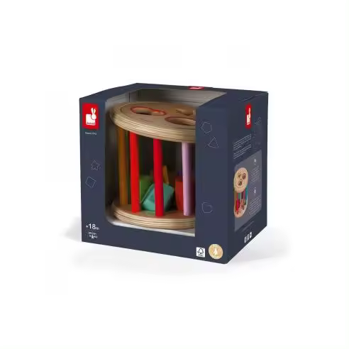 CAJA FORMAS DE MADERA ENCAJABLES - Janod JU05336 JANOD - 1