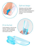 Corrector De Torque Para Dedos Del Pie Azul Unisex Para Hombres Y Mujeres Corregidor De Valgus Y Bunion Set De Separación De Huesos Grande Tamaño Para Ambas Piernas - details 1