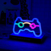 Lámpara De Juego USB LED Neón Para Regalo Decoración De Pared Para Habitación De Videojuegos Camping Casa Luz De Logo Neón - details 4