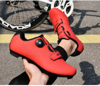 Zapatos De Ciclismo Profesionales Para Hombres MTB Con Cierre Self-Locking Zapatillas De Bicicleta Al Aire Libre Ultraligeros Para Carreras En Carretera Con Placa SPD - details 12