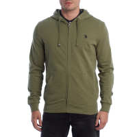 U.S. Polo Assn.-Sudadera con Capucha y Cremallera US41162009 para Hombre