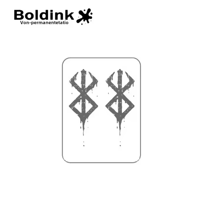 Tatuaje Temporal Boldink Shadow Sigil Tecnología Magia Resistente Al Agua Semi Permanente Duración Hasta 15 Días Estilo Nuevo - 1