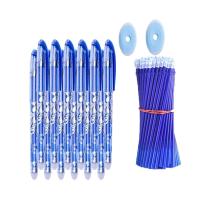 Juego De 13 Rotuladores Gel Borrables 0.5mm Tinta Azul-Negra Recargables Para Escuela Y Oficina - details 1