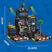 Conjunto De Modelos Militar Para Niños 800PCS Estación De Policía SWAT Set De Prisión Carro Policía Barco Bloques DIY Regalo Para Niños - details 7