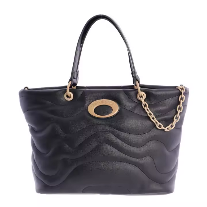 DON ALGODON BOLSO DE MANO DE MUJER ALESSANDRIA EN NEGRO - 1