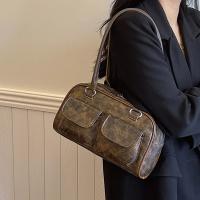Bolso De Hombro Vintage Para Mujer De Cuero PU Tote De Lujo Monedero Retro Con Manija Top Clutch Bag Casual Para Todas Las Estaciones - details 13