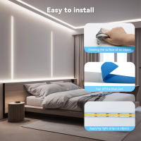 Tira LED COB Luz Botón De Interruptor USB 5V Lámpara Nocturna Para TV Iluminación DIY Para Cocina Garage Hogar Alta Densidad De Tira De Papel - details 7