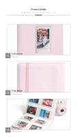 Álbum De Fotos Instax Mini Con 288 Bolsillos Para Fujifilm Instax Mini12 11 40 70 90 Liplay Link Evo Tamaño 16x3x20 Cm - details 0
