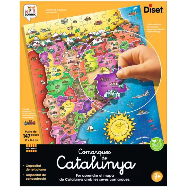Puzle Educatiu Comarques de Catalunya Diset - 1