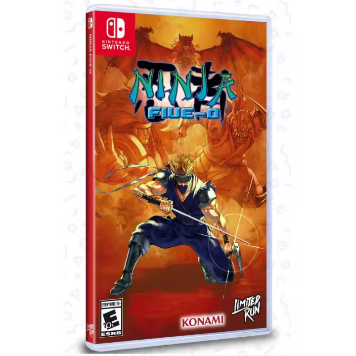 NINJA FIVE O KONAMI NINTENDO SWITCH LIMITED RUN PRECINTADO - 1
