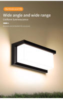 Lámpara De Pared Exterior LED Impermeable IP66 Con Sensor De Movimiento Iluminación Moderna Para Porche Balcón Jardín - details 6