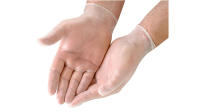 Guante vinilo sin polvo 100 UNIDADES, talla L, sin polvo, trasparente y suave, para uso médico, limpieza e higiene. C.V Medica" - details 1