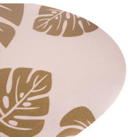 Cofan Pack de 6 salvamanteles individuales  Diseño triangular con hojas de monstera Color: marrón  Material: PVC  Medidas: 45 x 36 cm - details 1