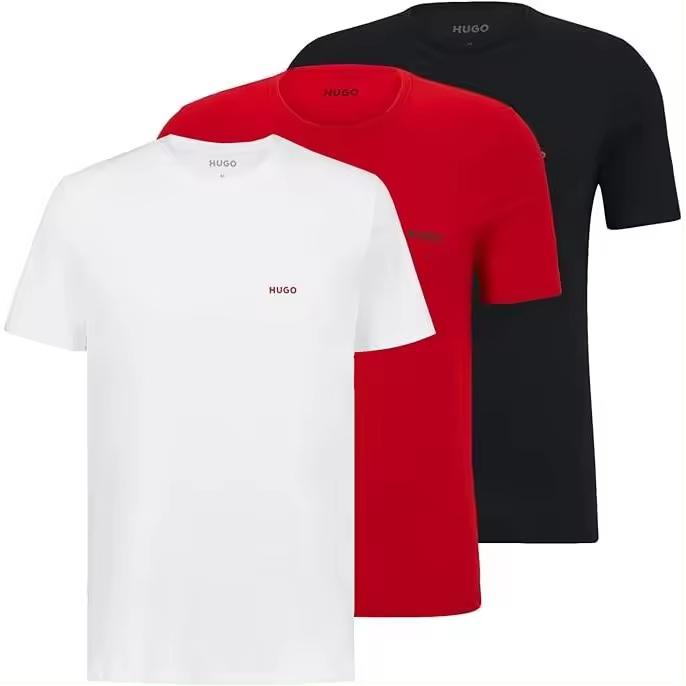 HUGO BOSS  T-Shirt RN Triplet P Ropa Interior_Camiseta para Hombre ,  50480088-004. - 1