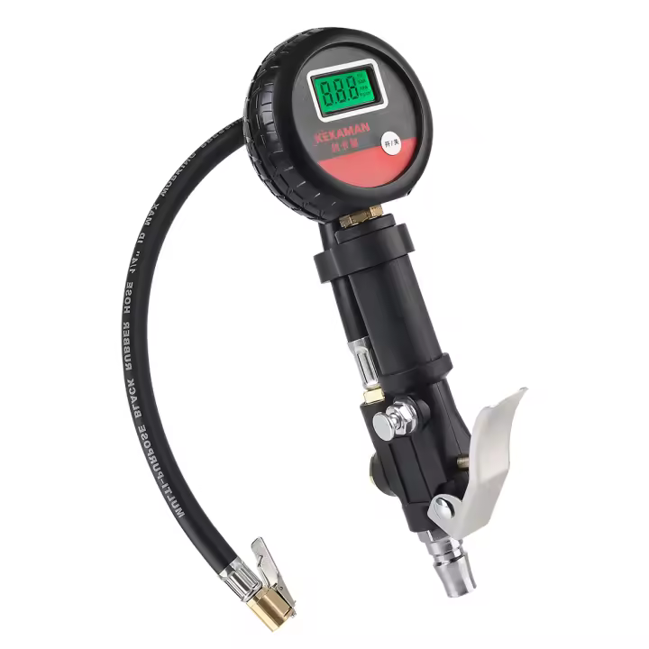 Medidor De Presión De Neumáticos Digital Universal Accesorio De Automóvil Precisión Alta Para Inflado Y Monitoreo De Coche - 1