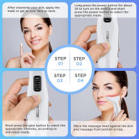 2025 Nuevo instrumento de belleza para el cuello, masajeador de microcorriente EMS para rostro y cuello, iluminación facial, instrumento de belleza para el cuidado de la piel. - details 13