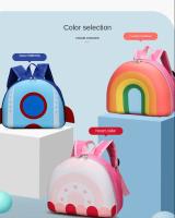 Mochila Infantil Arcoíris 2023 Versión Coreana Para Niños Y Niñas De 3 a 5 Años Mochila De Escuela Suave Con Bolsillos Y Cierre De Cremallera - details 10