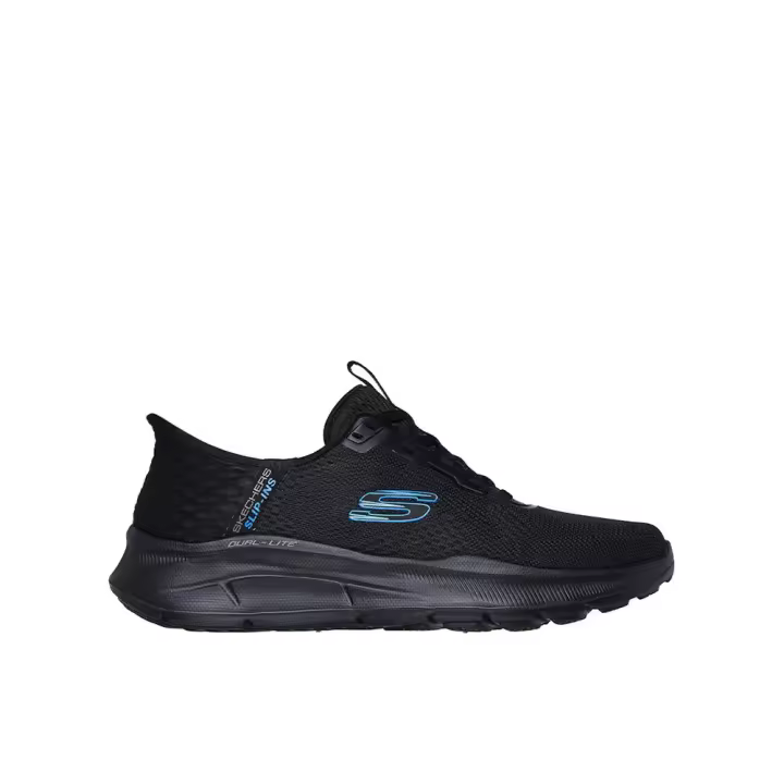 Skechers Equalizer 5.0 Zapatillas deportivas para hombre negras en textil y sintético con cordones 82092 - 1