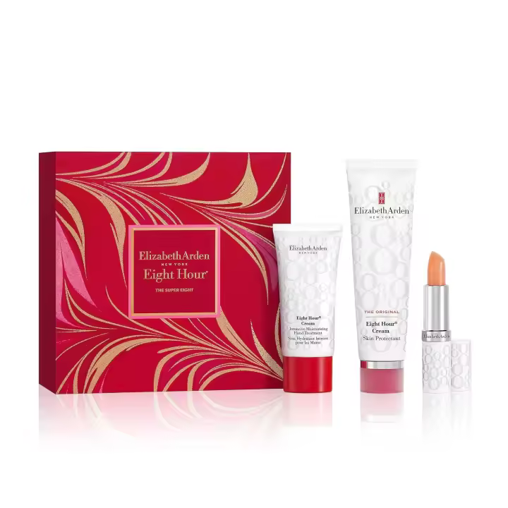 Elizabeth Arden - Eight Hour, Set de Regalo Mujer: Bálsamo Protector Multifunción 50 ml + Crema de Manos 30 ml+ Labial Protector 3,7g - 1