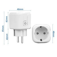 Enchufe Inteligente Tuya EU16A/20A Con Monitoreo De Energía WiFi Control Remoto Por Smart Life APP Compatible Con Google Assistant Y Alexa - details 8