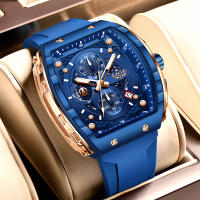 Reloj De Pulsera De Cuarzo LIGE Para Hombre Marca Top Lujo Deportivo Militar Casual Con Cronógrafo Y Resistencia Al Agua - details 10