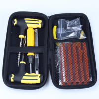 Kit De Reparación De Neumáticos Para Coche Y Motocicleta Herramientas De Vacío Emergencia Para Automóviles Y Vehículos Eléctricos Material De Goma Universal Reparación Rápida - details 0