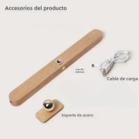 Lámpara De Pared Sin Cable Con Espejo Y Luz LED Ajustable Iluminación De Lectura Diseño Moderno Para Dormitorio Y Sala - details 7