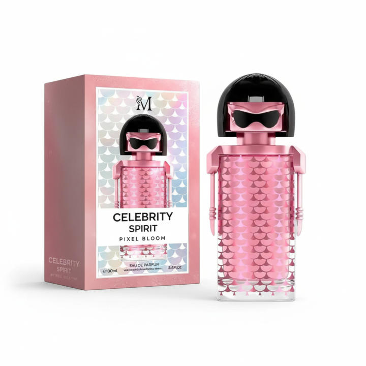Perfume femenino Celebrity Spirit Pixel Bloom Eau de Parfum, fragancia dulce y luminosa con un estilo joven y actual, ideal para uso diario o para ocasiones especiales. Presentado en frasco original con estuche. 🚚 Envíos a España 24/48 horas.
