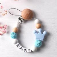 Clip Para Chupete De Bebé Portador De Tetina De Silicona Con Cadena Corona Accesorios Para Masticación Nuevo Y Utensilios Para Bebés - details 3