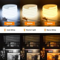 Tiras LED COB 220V Alta Brillo 12W/M Impermeables IP68 Flexibles Para Iluminación De Cocina Armarios Jardín Al Aire Libre - details 2
