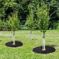 6PCS Anillo De Cobertura Para Árboles No Tejido Protector Antideslizante De 15cm-82cm Barreira De Maleza Para Jardinería - details 6