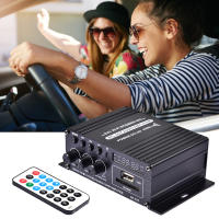 Amplificador De Audio HiFi Canal Para Coche Receptor De Música Estéreo FM MP3 Potencia 12V AK370 AK170 Accesorio De Audio Para Coche - details 1