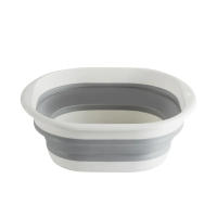 Washbasin Plegable Portátil De Plástico Para Viajes Y Uso Doméstico Basina De Ropa Ecológica Pequeña Para Almacenamiento - details 5