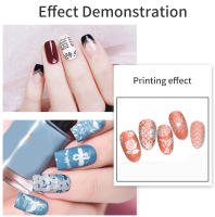 Kit De Manicura LULAA Con Herramientas Para Arte De Uñas En Gelatina Transparente Y Silicona Suave Estampador Y Scrapera Placa De Imagen Rectangular Para DIY De Pintura De Uñas - details 6