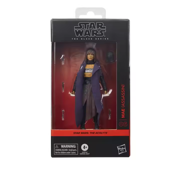 STAR WARS THE BLACK SERIES: Figura Mae Assassing Star Wars The Acolyte - Coleccionable de Alta Calidad y Detalles Realistas para Fans de Star Wars - 1