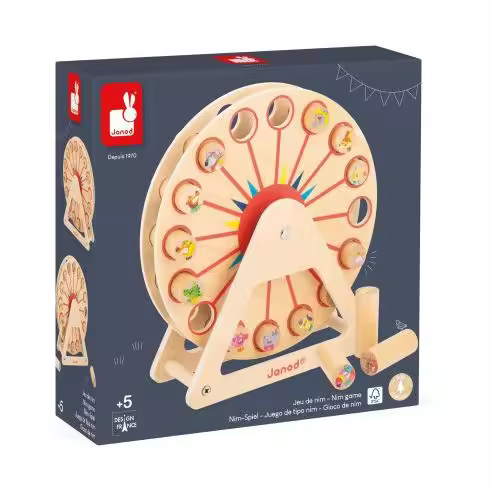 Juego de Estrategia La Noria de Madera Applepop - Janod 03358 JU03358 JANOD - 1