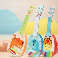 Ukelele Para Niños De 14 Pulgadas Juguete Musical Educativo Engañoso Diseño Amigable Para Principiantes Instrumento Musical De Plástico Para Edad 3-6 Años - details 4