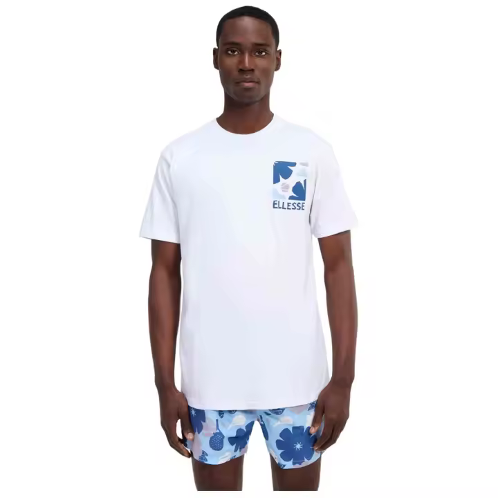 Camiseta de Manga Corta ELLESSE Impronta para hombre en color blanco - 1