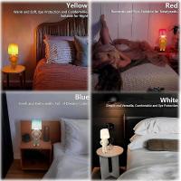 Lámpara Creative Niño Traviesto Hombre tímido Luz de noche Decoración del Hogar Enchufe UE, Negro - details 2