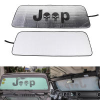 Cubierta De Parabrisas Para Jeep Wrangler JL 2018-2024 Antisolar Visera Protectora De Aluminio Plegable Accesorios De Coche - details 1