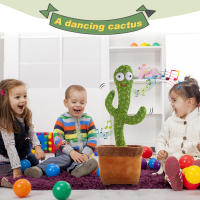 Muñeco De Peluche De Cactus Que Danza Y Habla Juguetes Electrónicos Interactivos Con Luz Y Música Regalo Educativo Para Niños - details 11