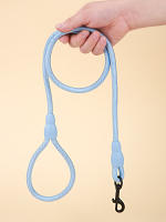 Correa De Seguridad Antideslizante Para Gatos Y Perros Color Azul Claro Redonda 1 Pieza Material Poliéster Adecuada Para Todas Las Estaciones - details 3